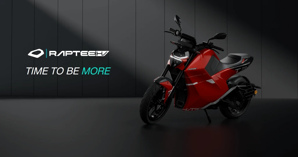 Raptee.HV is bringing High-Voltage Electric Motorcycles to Indian Roads with it's first Raptee T30