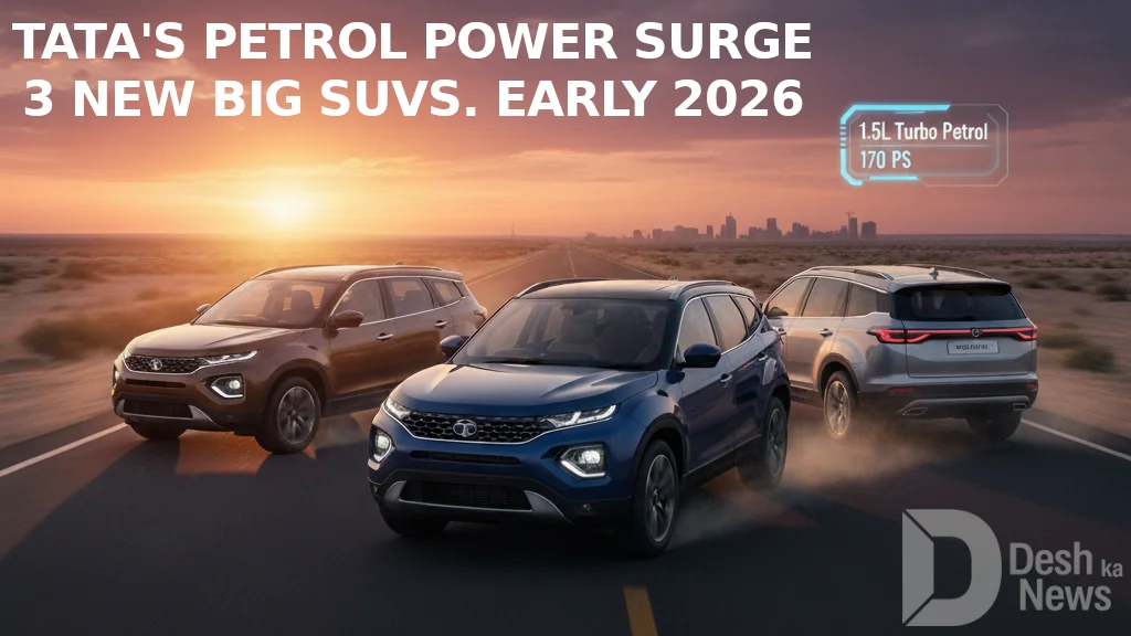 Tata's Harrier, Safari, and the Iconic Sierra Set to Redefine the Big SUV Segment with New 1.5L tGDi Engine