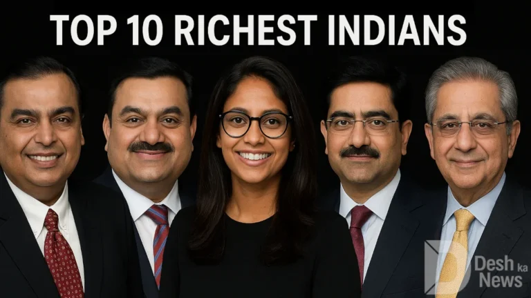 Top 10 richest indian
