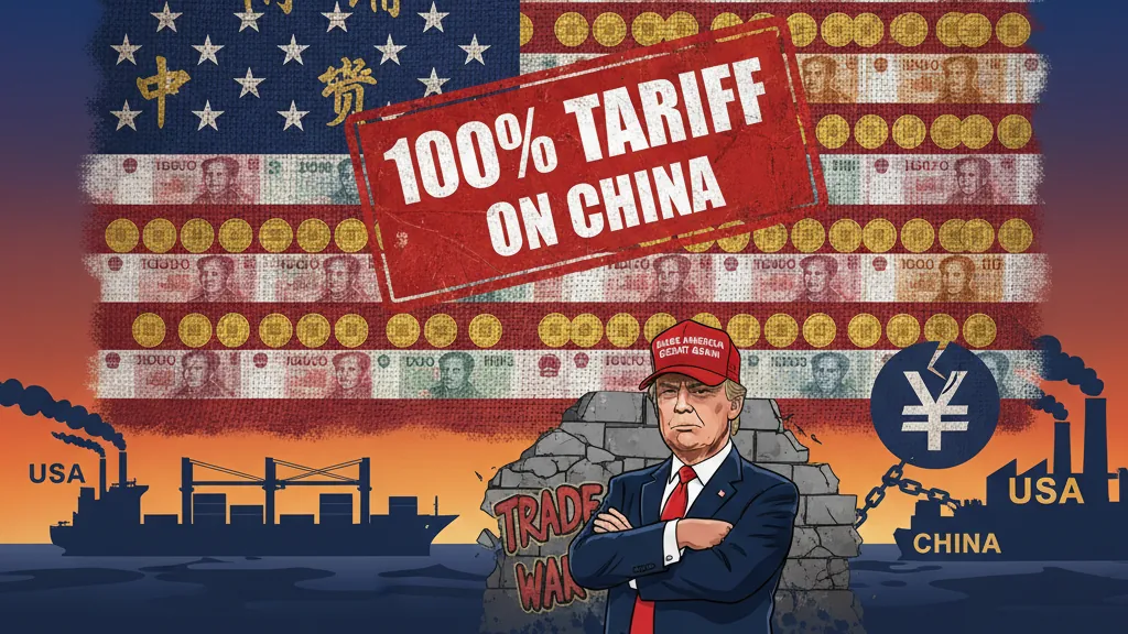 Trade War - Trump announces 100% import tariff on China
